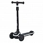 Детский самокат 3-х колесный 5566A-black, до 25 кг