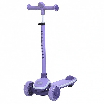 Дитячий скутер з 3 колісами 5566-lilac, до 25 кг