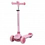 Детский самокат 3-х колесный 5566-pink, до 25 кг