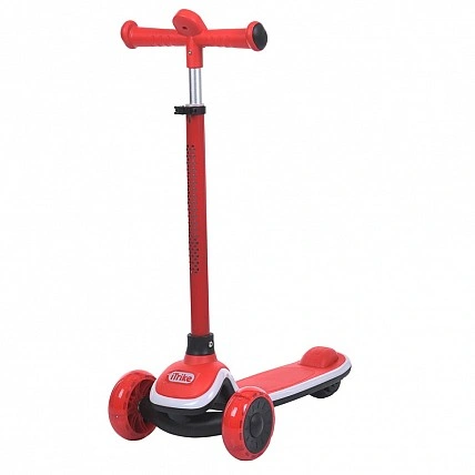 Дитячий скутер з 3 колісами 5566-red, до 25 кг