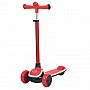 Детский самокат 3-х колесный 5566-red, до 25 кг