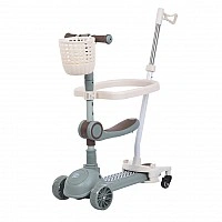 Children's 3-wheel scooter 5 in 1 iJR3-141-5-GR, up to 25 kg