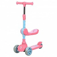 Three-wheeled children's scooter 3 in 1 iJR3-174-P, up to 25 kg