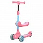 Детский самокат 3-х колесный 3 в 1 iJR3-174-P, до 25 кг