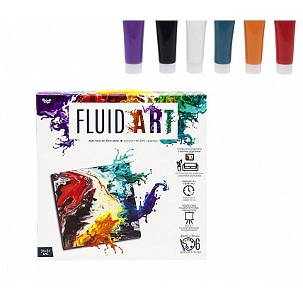 Набір творчого мистецтва "Fluid ART" FA-01-01-2-3-4-5, 5 видів FA-01-03