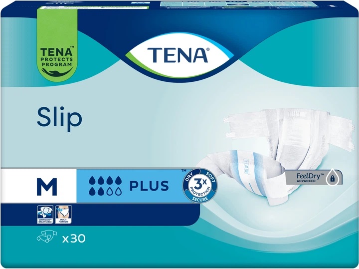 Подгузники для взрослых Tena Slip Plus Medium 30 шт. (76894)