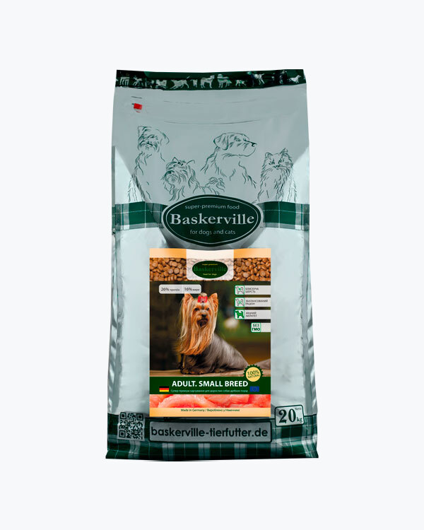 Baskerville Small Breed Dry Food for Small Breed Dogs, 20 kg
