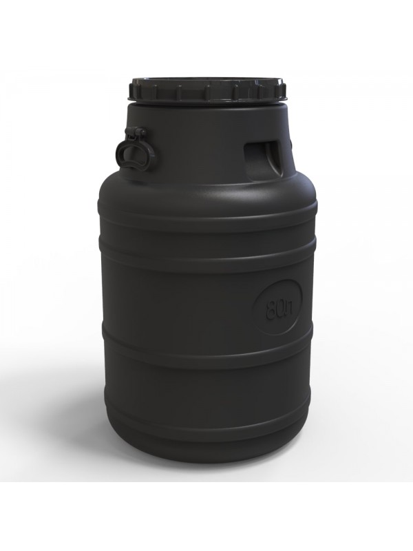 Can of plastic technical 80 l