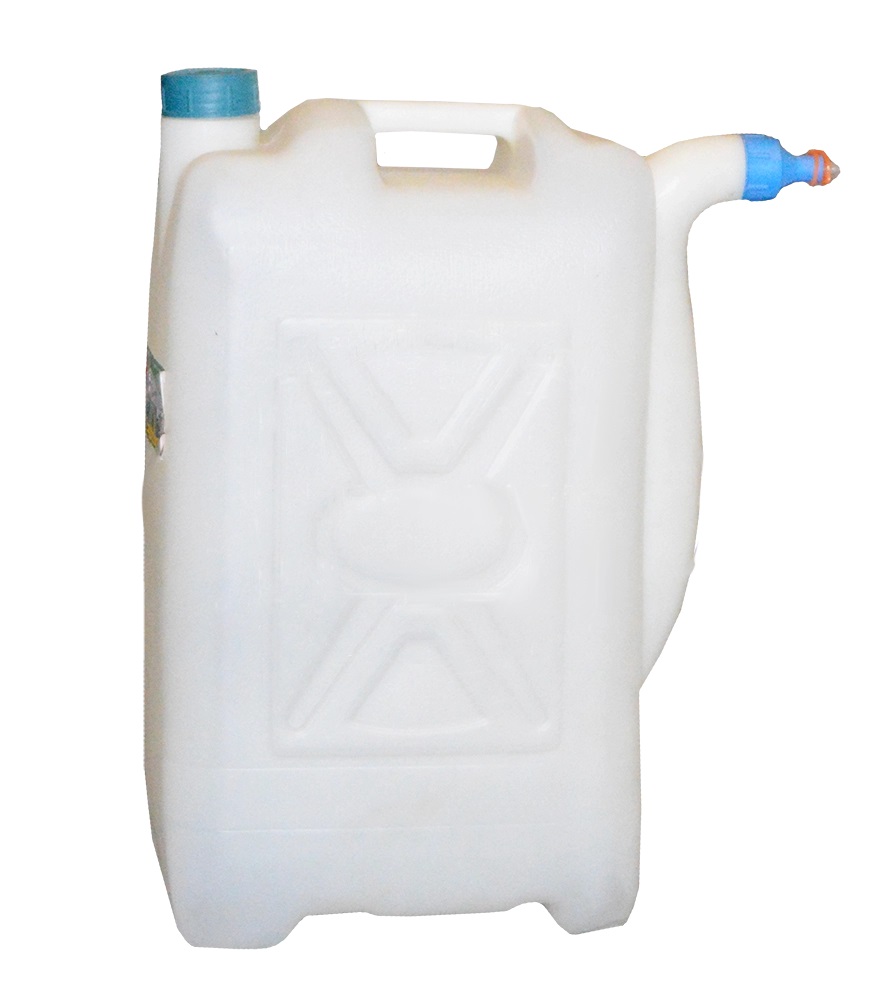 Plastic food canister Litolan, 30l with spout