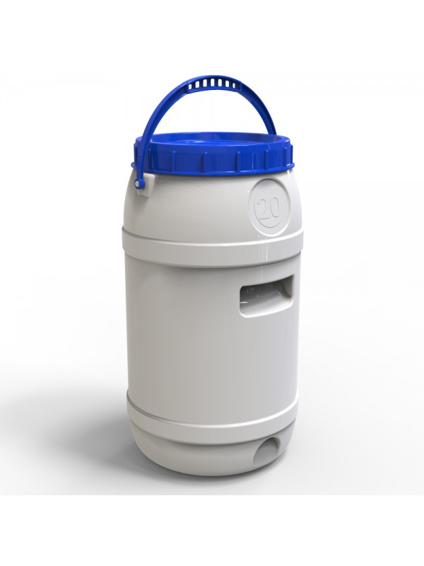 Plastic food water can Euro Plast 20 l with one handle