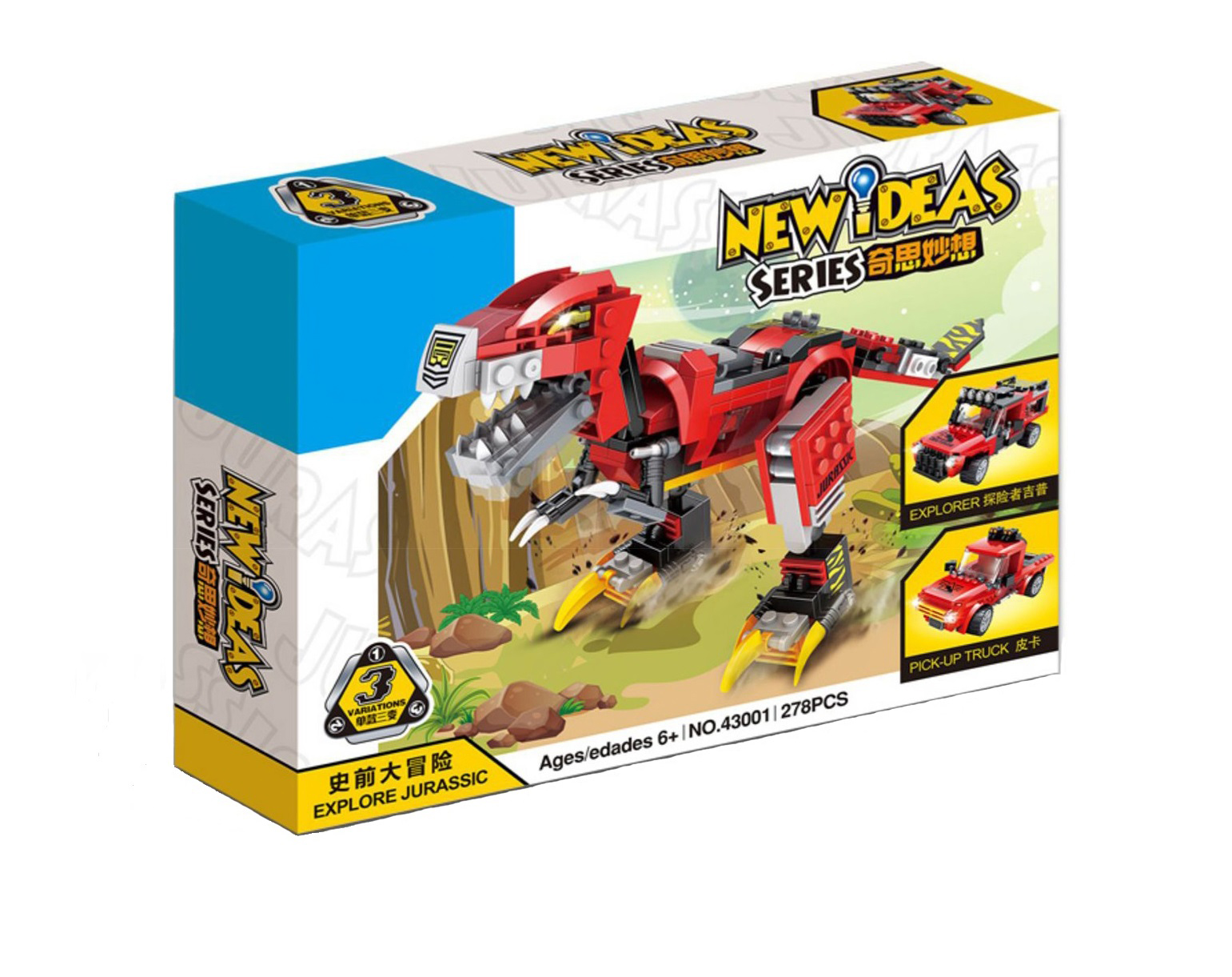 Designer Rex Dragon 3 in 1, transformer, Jiejie 278