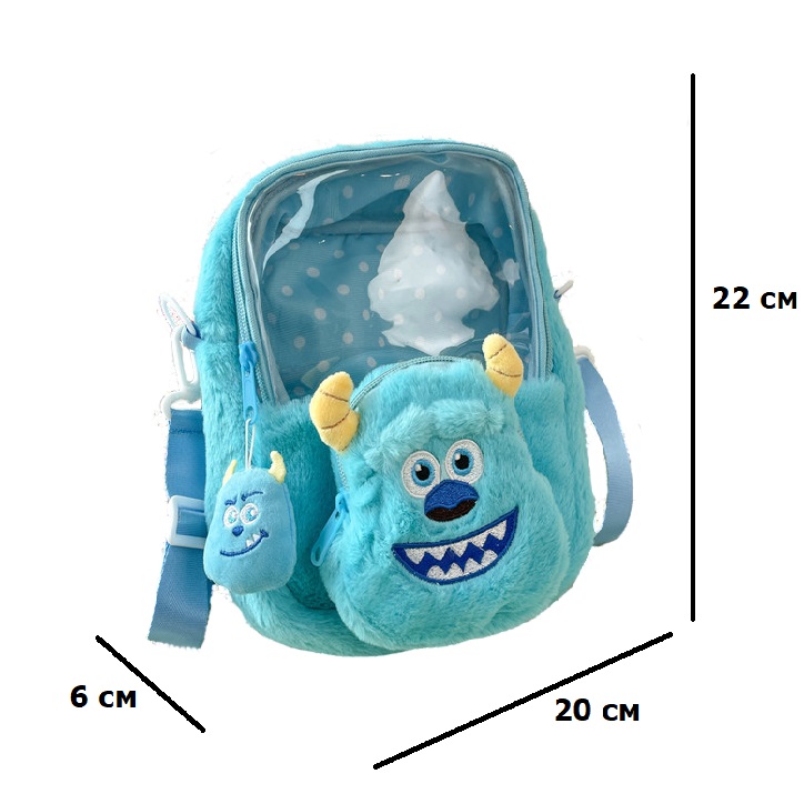 Messenger bag for girls/girls style Ins. James P Sullivan