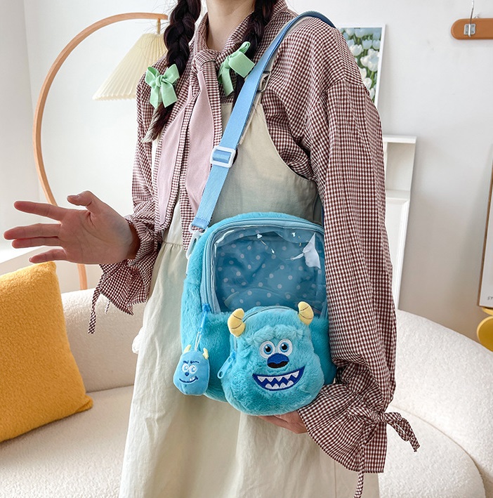Messenger bag for girls/girls style Ins. James P Sullivan