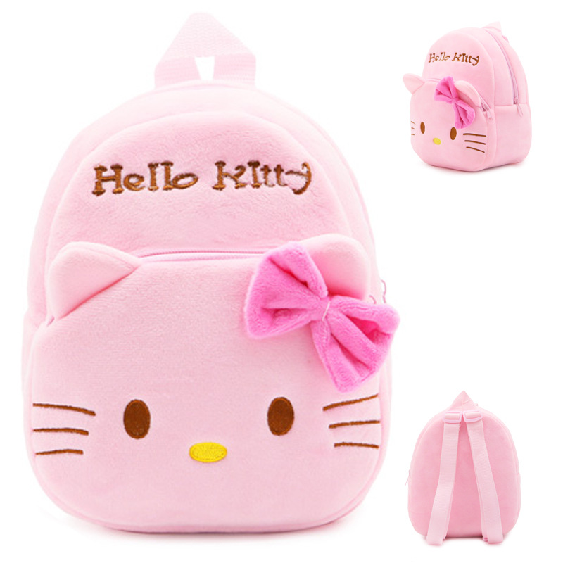 Children's plush backpack. Kitten (CH1037)