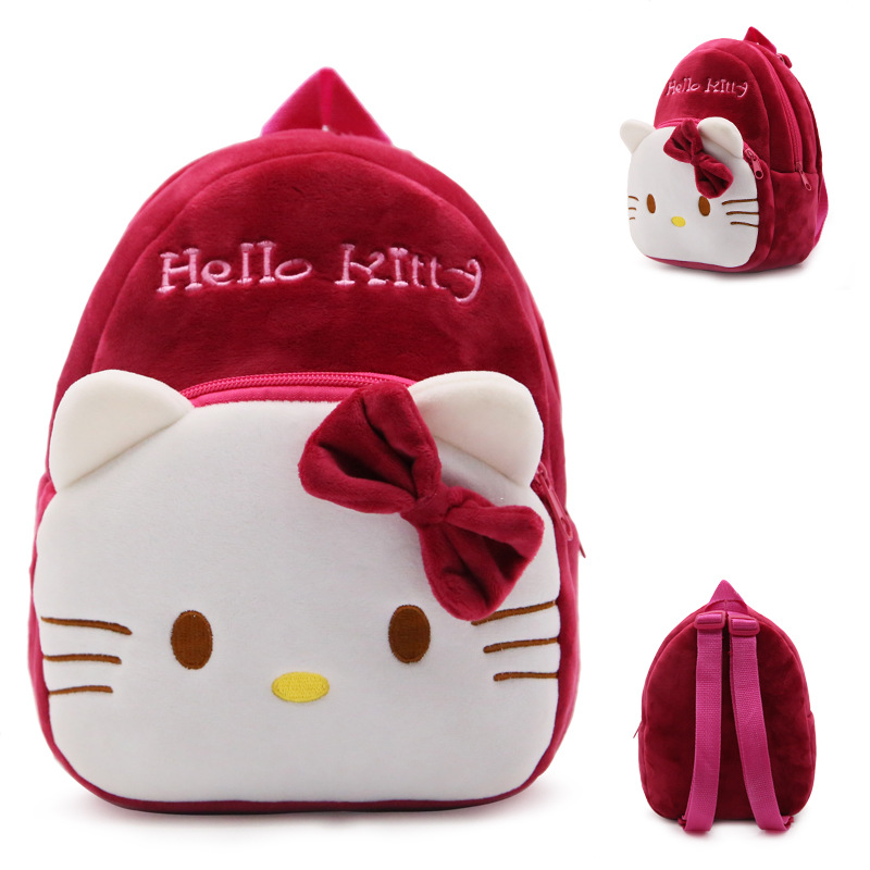 Children's plush backpack. Kitty (CH1038)