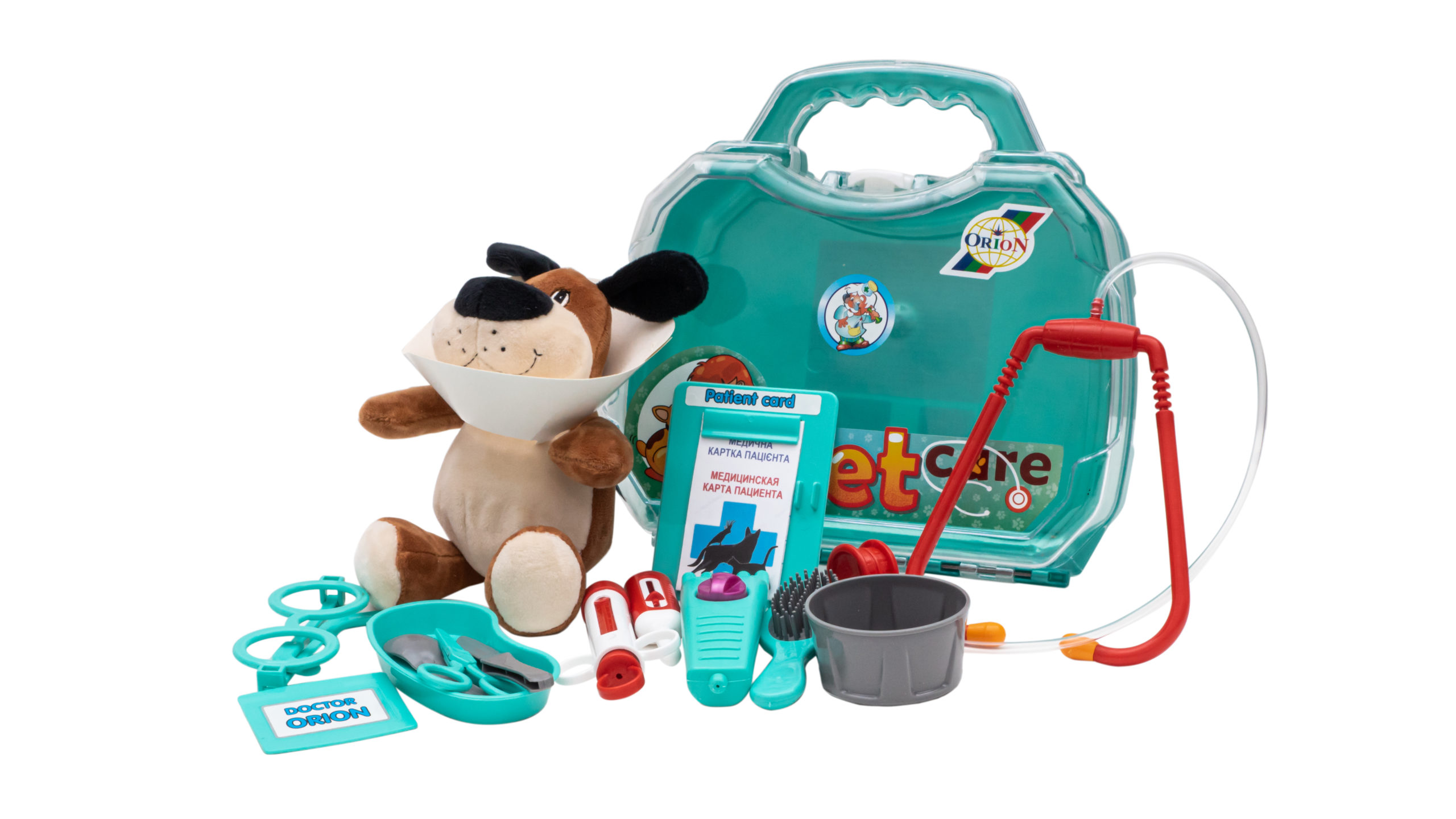 Set "I'm treating a pet" in a case. Orion