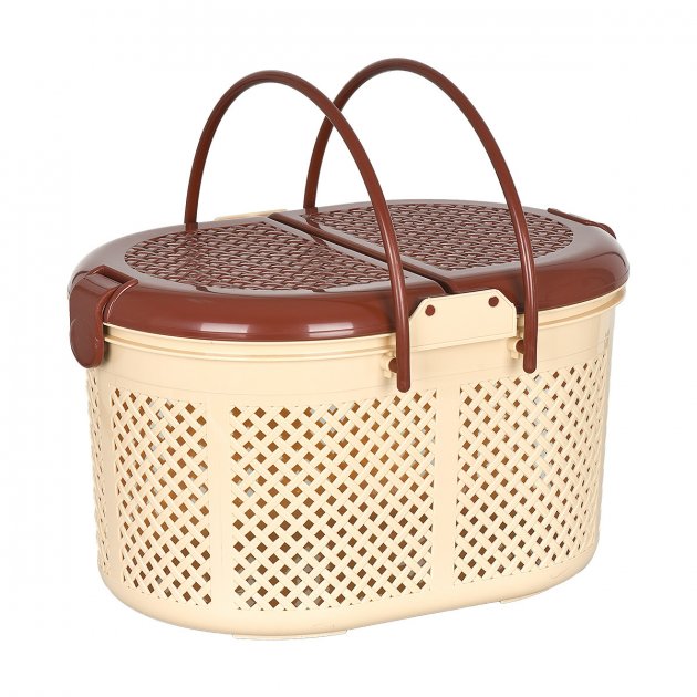 Picnic basket.