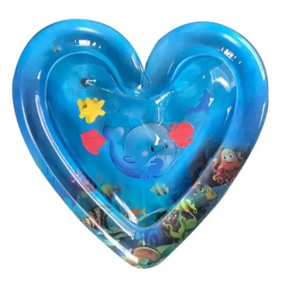 Children's water mat AIR PRO (69х50х8 cm) heart
