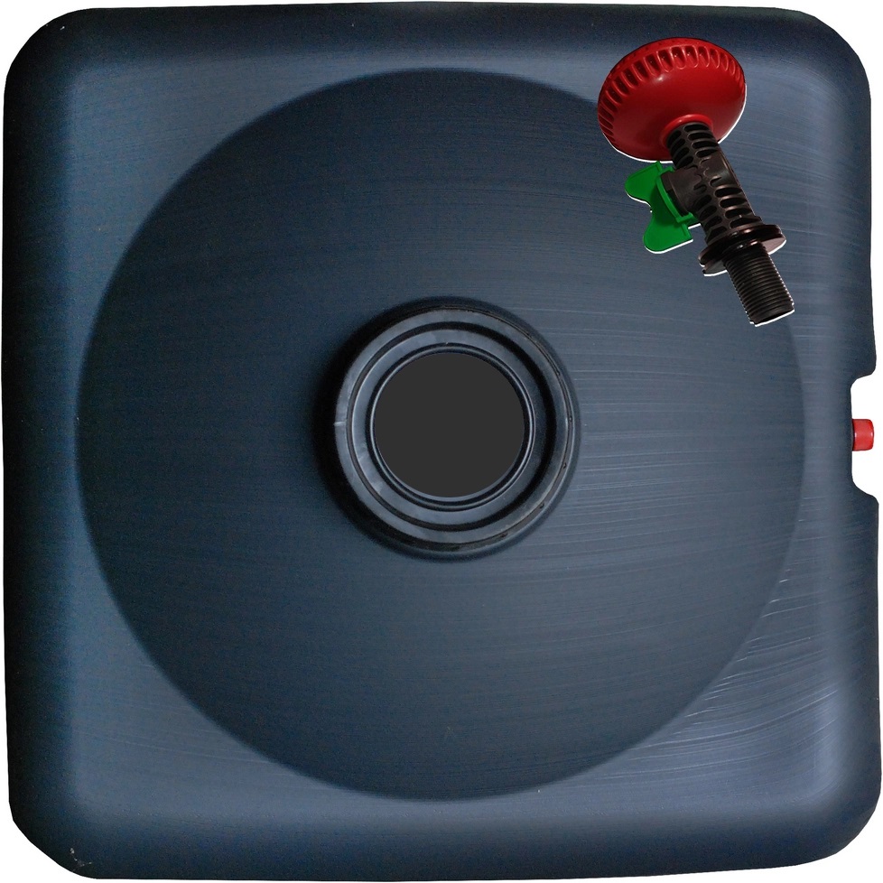 Universal shower container Litolan, 150 l