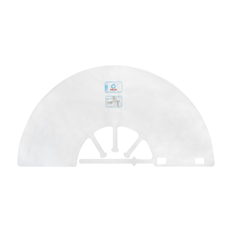 Воротник пластиковый COLLAR для собак и кошек, размер L-XL (А:47-57см, В:30см)