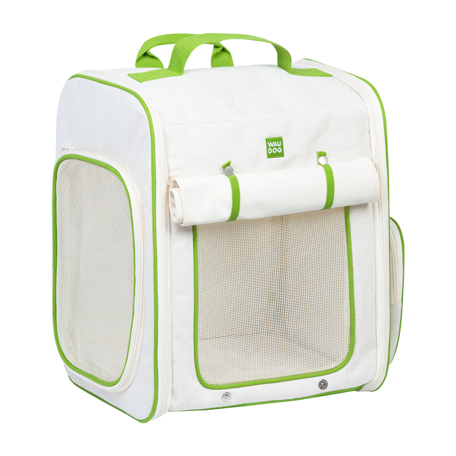 Рюкзак-переноска для кошек и мелких пород собак WAUDOG Relax Eco, 42*34*27 см, до 8 кг