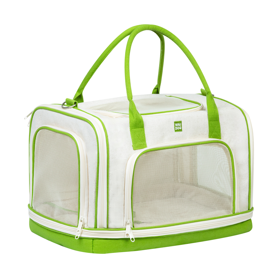 Сумка-переноска для кошек и мелких пород собак WAUDOG Relax Eco, 47x30x28 см, до 8 кг