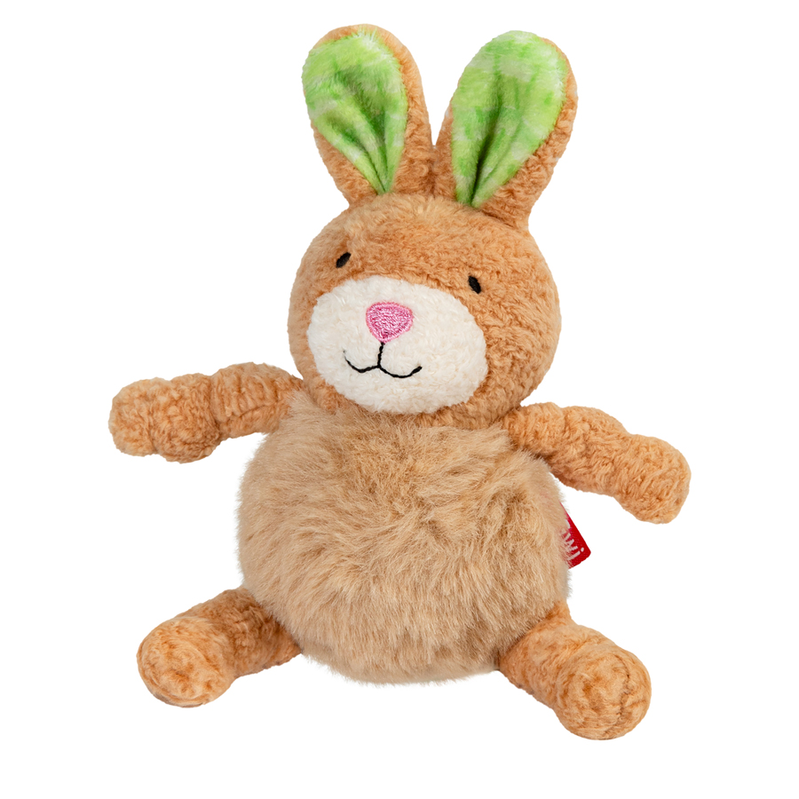 Toy for dogs Bunny with a ball inside GiGwi Suppa Puppa, textile, thermoplastic rubber