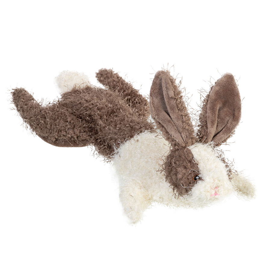 Игрушка для собак Заяц, шкурка с пищалкой GiGwi Plush Friendz, текстиль, 47 см