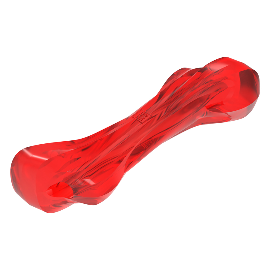 WAUDOG Fun Durable Dog Toy Bone TP 200mm Red