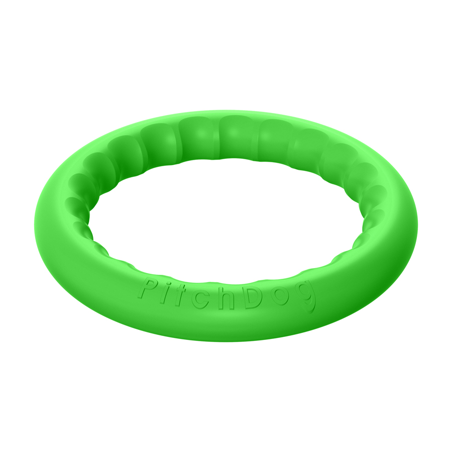 Retrieving ring PitchDog30, diameter 28 cm, light green