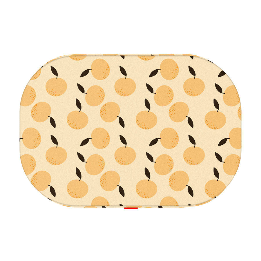 WAUDOG Relax dog bed, orange design, with a replaceable cover, S, W 55 cm, L 40 cm