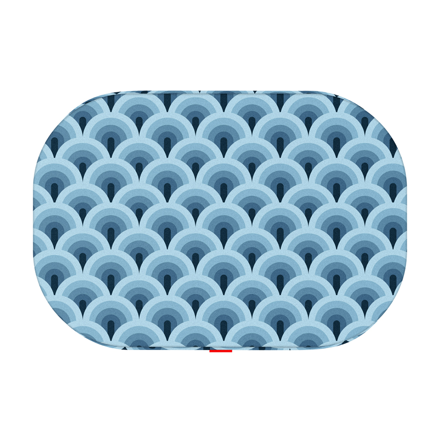 WAUDOG Relax dog bed, "Waves" pattern, with removable cover, S, W 55cm, L 40cm