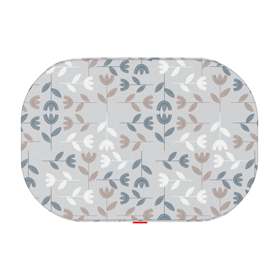 Dog bed WAUDOG Relax, pattern "Scandinavia", with removable cover , L, W 100 cm, L 70 cm
