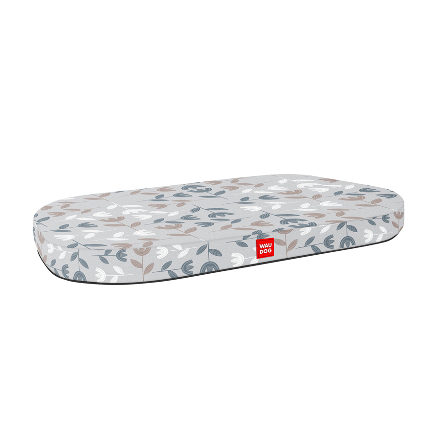 Dog bed WAUDOG Relax, pattern "Scandinavia", with removable cover , L, W 100 cm, L 70 cm