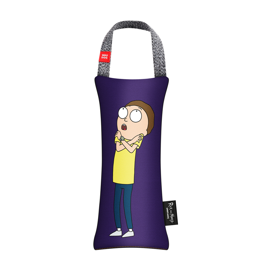 WAUDOG Fun dog toy with a squeaker, Rick and Morty 3 design, L, W 11 cm, L 26 cm