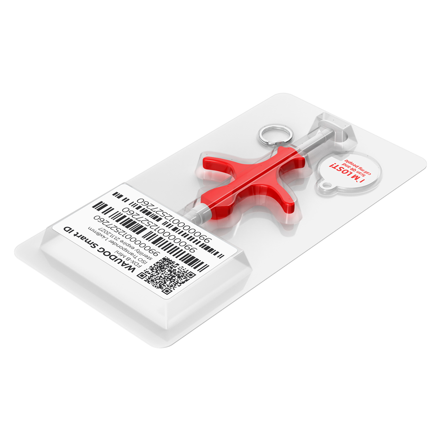 Microchip MINI WAUDOG Smart ID with QR address, 1,4*8 mm