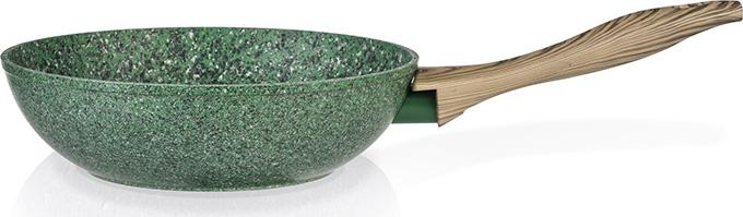 Сковорода-вок Fissman Malachite Ø28см с антипригарным покрытием EcoStone FN-AL-4315