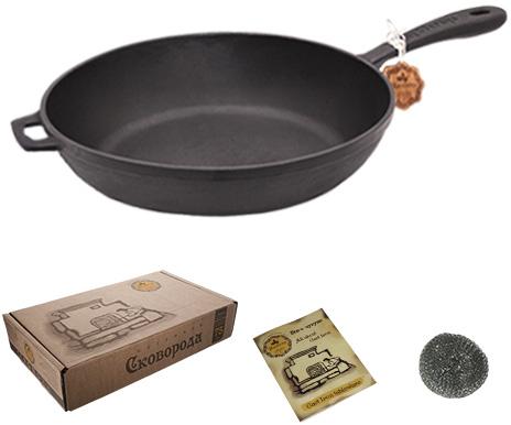 Cast Iron Skillet "Nasha Maysternya" Ø24cm with Cast Handle ST-T2013