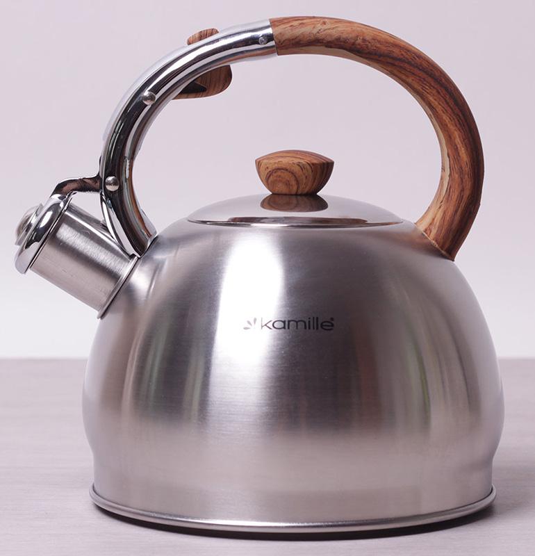 Kamille Whistling Kettle 2L Stainless Steel Whistling Kettle KM-0694N