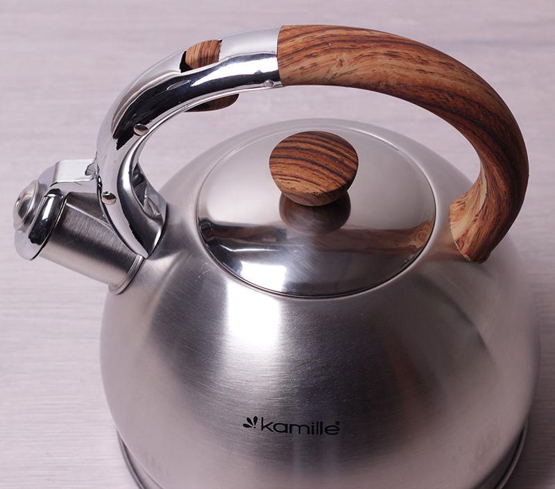 Kamille Whistling Kettle 2L Stainless Steel Whistling Kettle KM-0694N