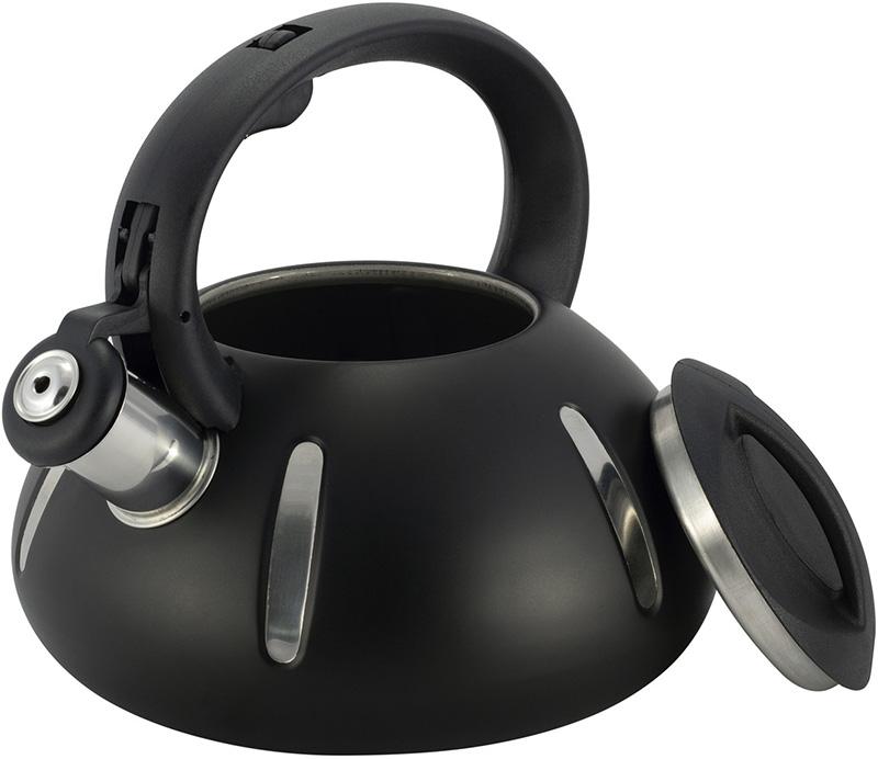 Ofenbach Happy Kettle 2L stainless steel whistling kettle, black matte NB-100303