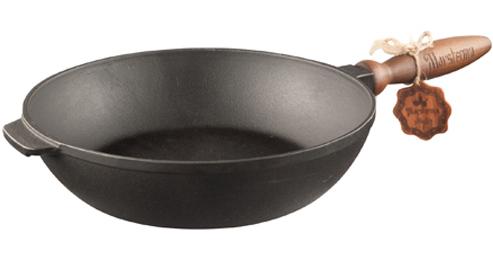 Cast-iron frying pan "Nasha Maysternya" Ø28cm with wooden handle ST-T306
