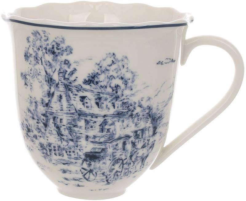 Кружки фарфоровые "Heritage Toile Blue" 6 кружек по 350мл BD-K345