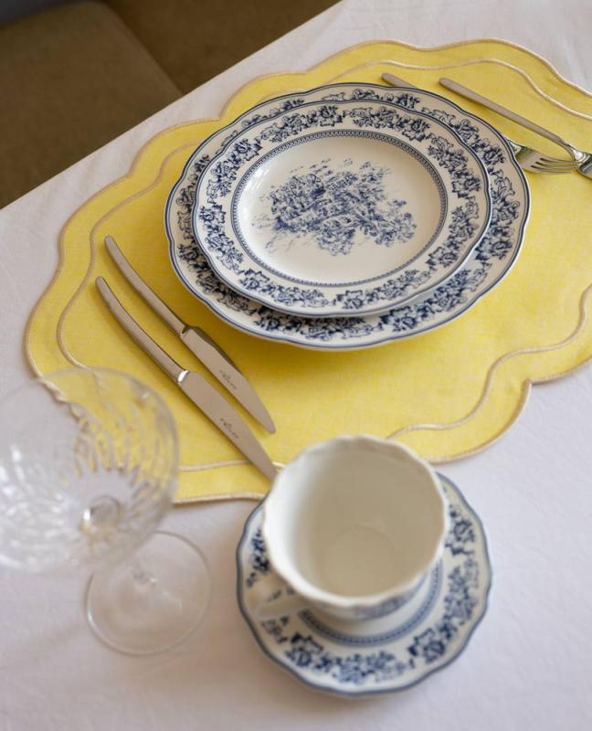 Кружки фарфоровые "Heritage Toile Blue" 6 кружек по 350мл BD-K345