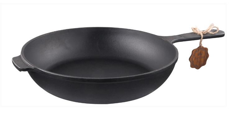 Cast Iron Skillet "Nasha Maysternya" Ø24cm with Cast Handle ST-T202