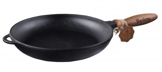 Cast Iron Skillet "Nasha Maysternya" Ø26cm with wooden handle ST-T303