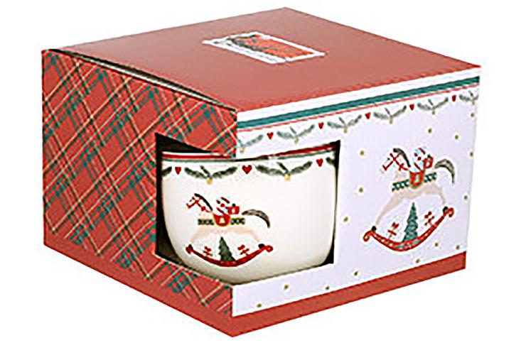 Set of 2 "Christmas Fairy Tale" Porcelain Cups with Saucers, 240 ml, BD-311-138