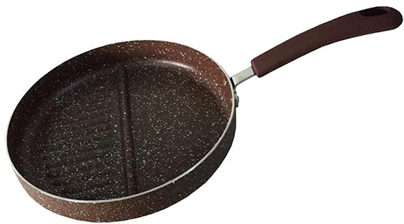 Сковорода-гриль Fissman Mosses Stone Ø26см с разделителем FN-AL-4300