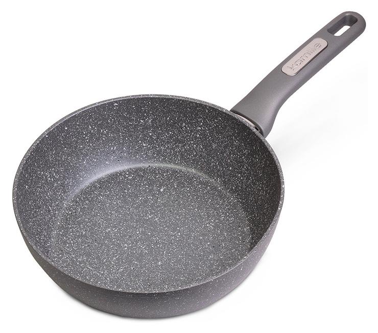 Сковорода-сотейник Kamille Granite Ø26см с гранитным антипригарным покрытием KM-4293GR