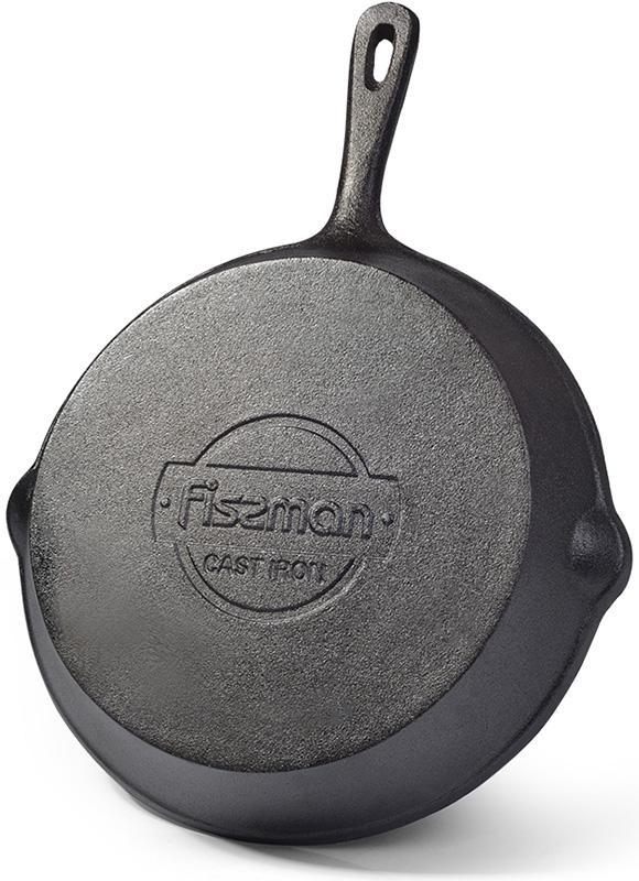 Сковорода-гриль Fissman Naestved круглая 18х4см, чугун FN-4067